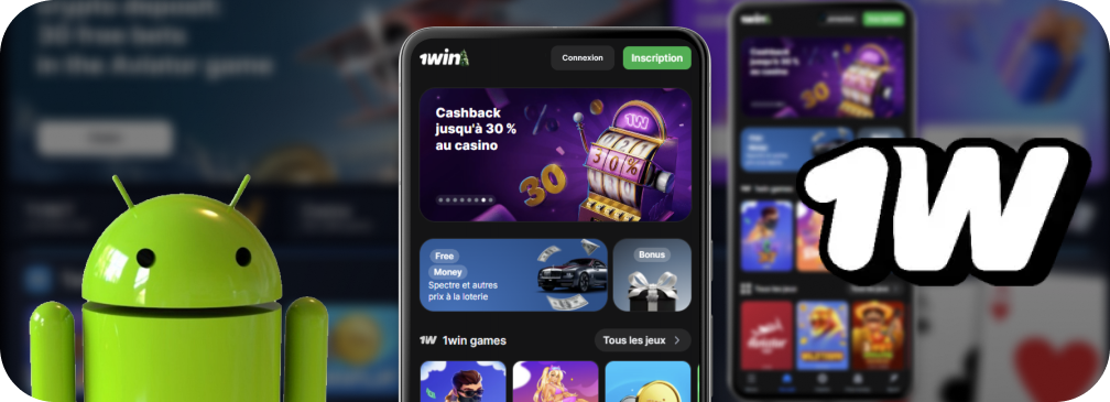 The 1Win app for Android