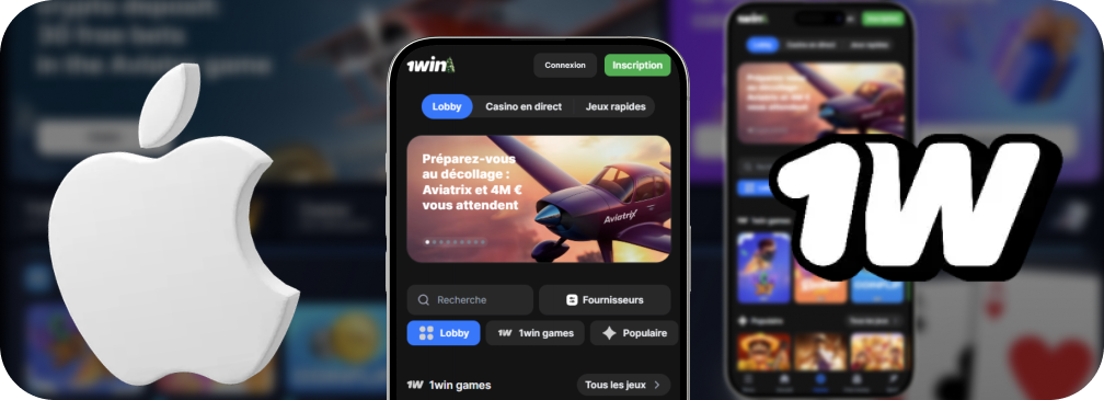 The 1Win app for iOS